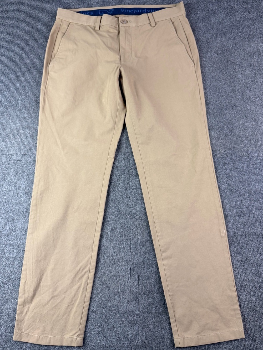 Vineyard Vines Performance Mens Cotton Blend Pants Size 32x30 Khaki
